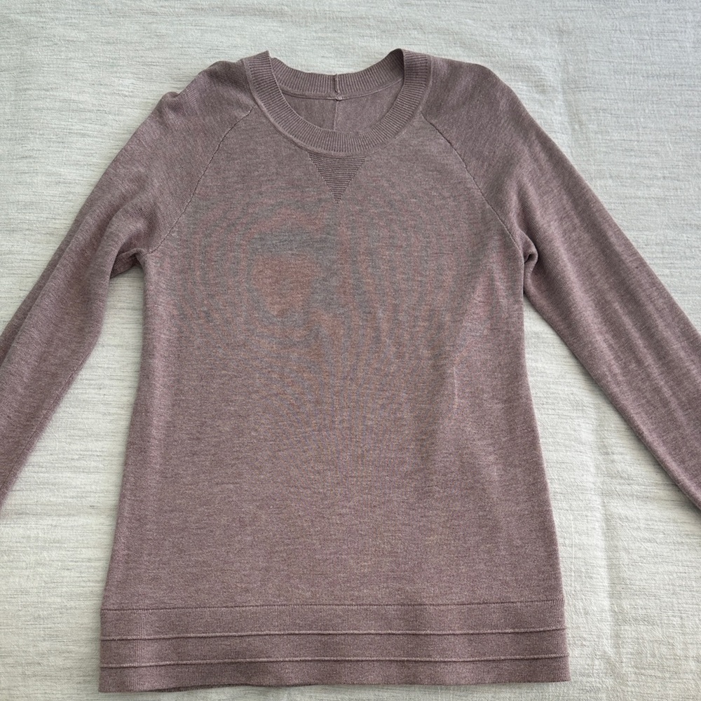 Lululemon Purple Long Sleeve Sweater